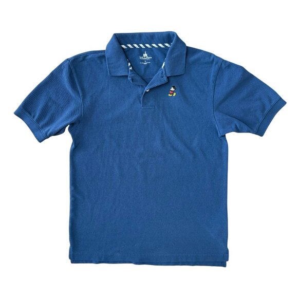 Disney Parks Golf Polo Mickey Mouse Embroidered Mens Small Blue - Picture 2 of 6